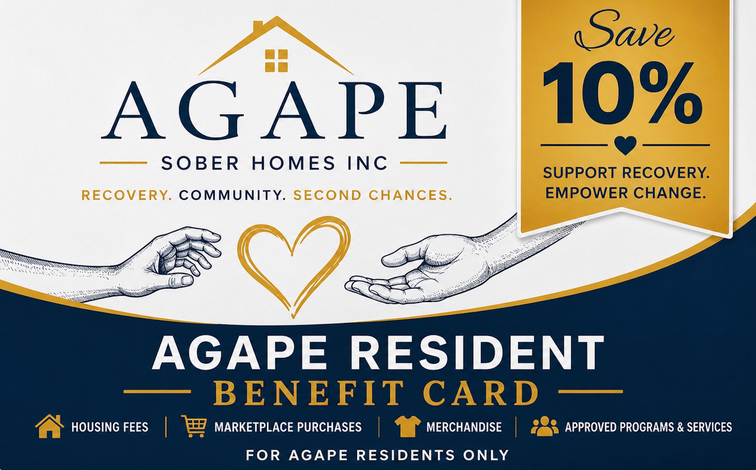 Agape Resident Benefit Card – 10% Savings Program