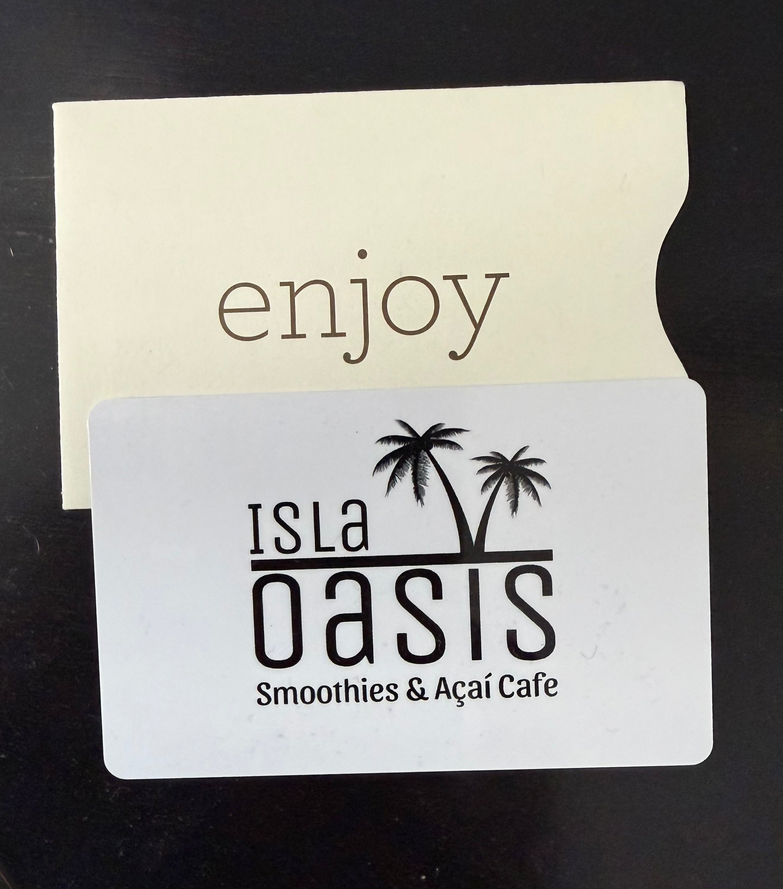 Isla Oasis Smoothie & Açaí Cafe Gift Card – $25 Value, 20% Off