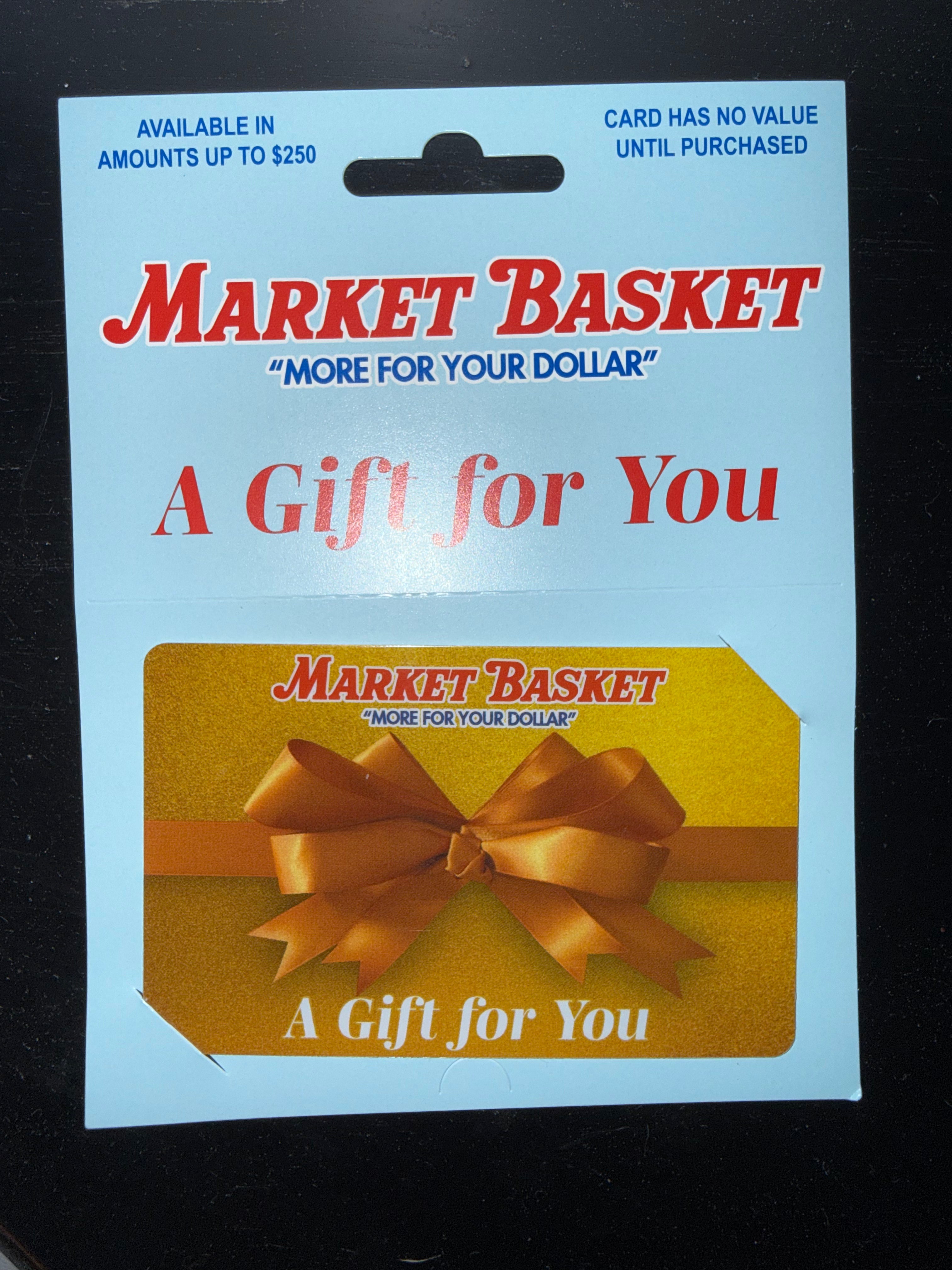 Market Basket Gift Card – $25 Value for Just $20